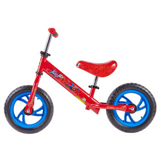 迪士尼（Disney）儿童平衡车自行车1-3-6岁滑步车幼儿男女宝宝小孩滑行两轮无脚踏铝合金单车 红色蜘蛛侠