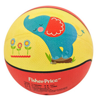 费雪（Fisher Price）儿童玩具球二合一 （7寸篮球大象+儿童足球13cm 赠送打气筒）