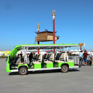 中菲宜达 GD14-A14 电动观光车 14座景区校园观光车