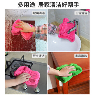 京惠思创 JH8931 抹布百洁布 家务洗碗布 5片装（多色）