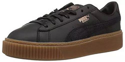 PUMA 女士 Basket Platform Euphoria Gum 运动鞋