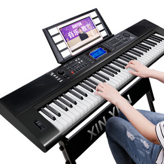 新韵（XINYUN）演奏级73键力度电子琴 儿童成年人专业考级多功能智能教学电子钢琴