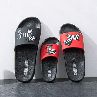 coqui 酷趣 儿童家居浴室轻简软弹防滑洗澡休闲凉拖鞋中童 水绿 180