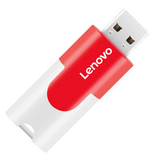 联想（Lenovo）32GB U盘 多彩系列 魅力红 滑盖设计 时尚便携