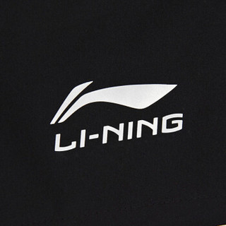 LI-NING 李宁 羽毛球服国家队乒羽球服比赛训练短裤速干运动服 男款短裤 AAPM259-1 标准黑 XXL