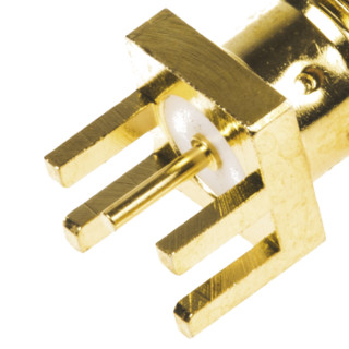 RS Pro欧时 超小型 50Ω 印刷电路板安装 SMA 终端发射装置连接器 插座, 焊接端接