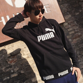 PUMA 彪马 男子 帽衫 套头衫 AMPLIFIED TR 卫衣 844793 01 黑色 XL码