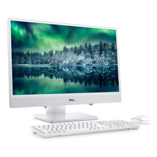 戴尔(DELL)灵越AIO 3480 英特尔酷睿i5 23.8英寸 IPS 窄边框 一体机台式电脑(i5-8265U 8G 256G 1T 2G独显)白