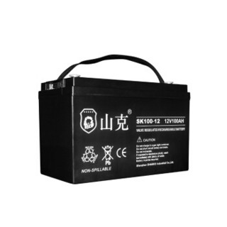 山克UPS蓄电池SK100-12 12V100AH铅酸免维护蓄电池 UPS电源专用外接电瓶12V