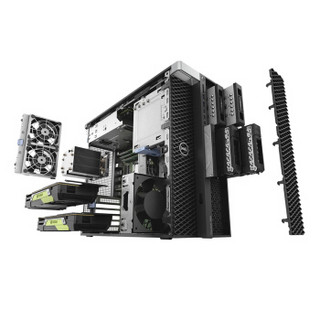 戴尔（DELL）Precision 7820 Tower塔式图形工作站主机（银牌4110/16G/1T+256G/DVDRW/P2000/键鼠）三年质保