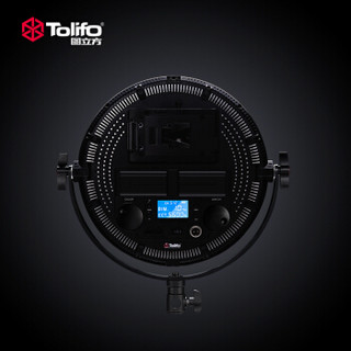 图立方(Tolifo)R-S60B摄影灯led补光灯单反摄像机影视灯外拍人像采访直播电影专业led柔光灯平板摄像灯圆饼灯