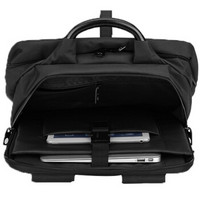 LEXON 乐上 双肩包男士电脑包15英寸书包商务笔记本包双隔层背包出差蓝黑色