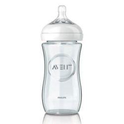 AVENT 新安怡 宽口径自然原玻璃奶瓶 240ml+120ml *2件