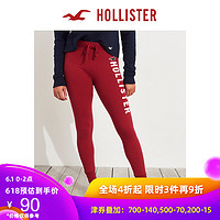 Hollister加高高腰抓绒打底裤 女 230036-1 *3件