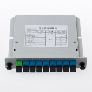 舜普（SP）SFGC-4 插片式分光器 电信级  光纤分路器1分4/8/16/32 FC(SC可选）1分4
