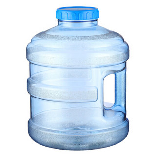 魅祥 塑料储水桶 纯净水桶 便携手提加厚带盖透明水桶 圆形 11.3L (2个) 可定制