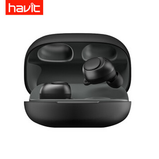 海威特（Havit）I96真无线蓝牙耳机 5.0智能配对 双耳通话tws双耳入耳式运动耳麦迷你超小耳塞