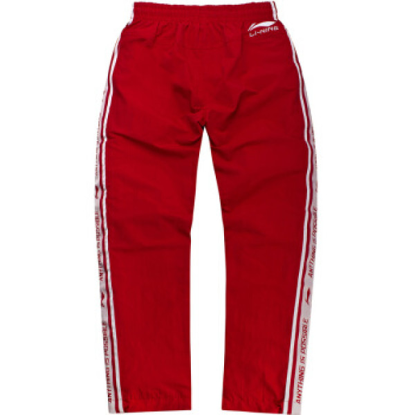 李宁 李宁 li-ning 2018新品纽约时装周走秀款男女同款复古运动裤 ay