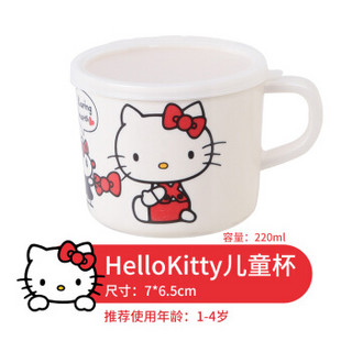 五和（WUHE）HELLO KITTY凯蒂猫有盖喝水儿童杯可爱卡通隔热防摔婴儿水杯KT-13