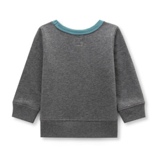 gap旗舰店男婴妙趣图案圆领长袖卫衣374392炭灰色36m