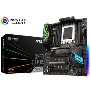 微星（MSI）X399 SLI PLUS主板+AMD 锐龙 Threadripper (线程撕裂者) 2950X 处理器 套装