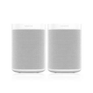 SONOS 家庭智能音响系统 WiFi无线智能家庭影院5.1 PLAYBASE+SUB+one*2白色经典套装