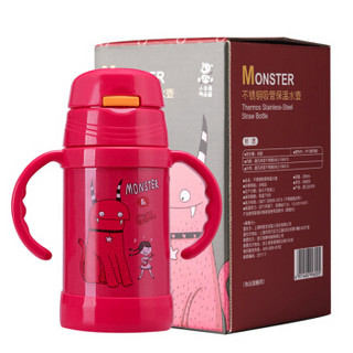 小白熊新品恒温调奶器保温杯套装（禧蛋  monster吸管保温杯）吉祥暖暖CP