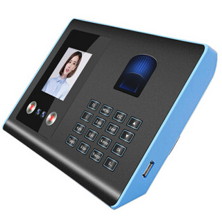 YOKO 优库 FA01 人脸指纹混合识别考勤机 免软件打卡机器签到机