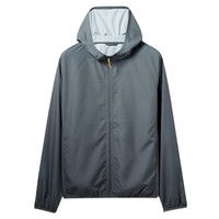 GIORDANO 佐丹奴 男装风衣连帽轻薄皮肤风衣外套 01079001