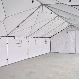德艾特 帐篷拉练野外训练用加厚帆布工地施工住人保暖防雨雪工程救灾户外棉帐篷 L2款 2米X3米