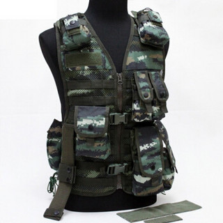 德艾特 13式虎斑纹战术背心单兵携行具战斗马甲迷彩作训装具野外CS背具