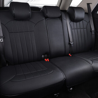 春洋（chunyang）真皮原车座椅线条专车定制汽车坐垫 专用于奥迪A4L(17-18款)  AD04-5全包汽车座垫套