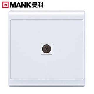 MANK 曼科 开关插座A8多孔家用二三插五孔插座面板墙壁86型暗装带USB孔