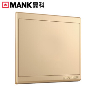 曼科 （MANK）御家时尚金 一位双控开关 86暗装开关插座面板16AX 250V~