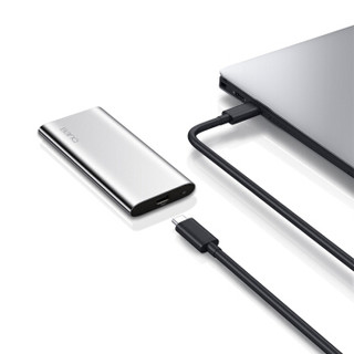 banq 256GB Type-c USB3.1 移动硬盘 固态（PSSD) X60系列 读速高达500MB/s 小巧便携 高速传输 防震防摔