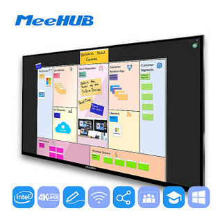 MeeHUB A6-075 75英寸显示器 3840×2160 电容触控  