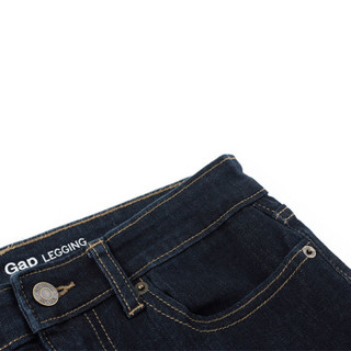 Gap 盖璞 女装 基本款简洁风格黑色水洗弹力紧身牛仔裤 647245