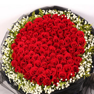 钟爱 99朵红玫瑰花束 鲜花速递全国 同城花店送花
