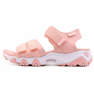 SKECHERS 斯凯奇 女鞋新款运动拖鞋沙滩鞋休闲凉鞋 88888180 浅粉色/LTPK 36