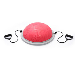 酷狗波速球 半圆平衡球 加厚防爆瑜伽球 健身康复bosu训练半球  粉色