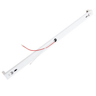 鸿雁（HONYAR）LED空支架 双管带伞罩 T8单/双端灯管均适用 1.2米（7支装）