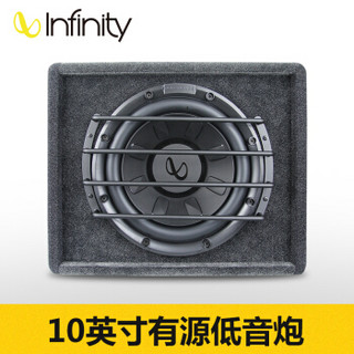 Infinity 燕飞利仕 REF-1070 汽车箱体低音炮赠送有源功放+箱体 黑色