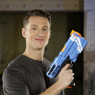 孩之宝hasbronerf热火竞争者系列克洛诺斯发射器蓝色户外玩具枪e3381