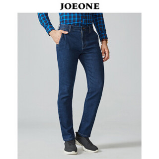 九牧王（JOEONE）牛仔裤 男士2019年春季新款商务长裤36.2码2.76尺92厘米JJ185028T