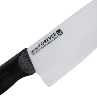 日本进口 FOREVER 陶瓷刀 银抗菌水果刀片肉刀 180mm