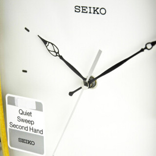 精工(Seiko)时尚创意现代卧室客厅办公室挂钟 金色