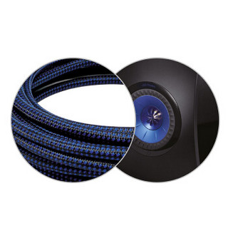 KEF LS50 Wireless 高保真有源数字音响线材 主副音箱连接线 蓝黑色