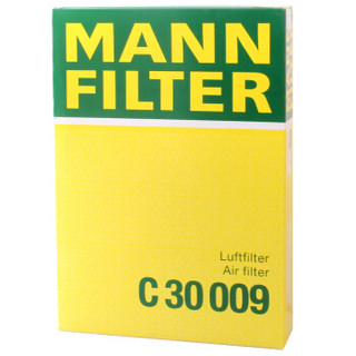 曼牌滤清器 曼牌（MANNFILTER）空气滤清器空气滤芯空滤C30009M凯美瑞06-14款/12-17款2.5汽油版