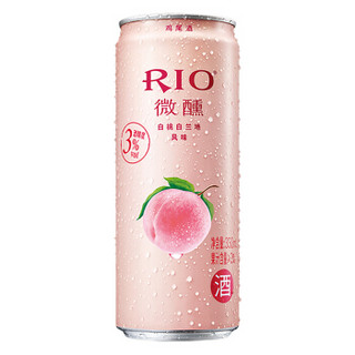 锐澳（RIO）洋酒 预调鸡尾酒 微醺樱花+白桃+柠檬  330ml*8罐（3种口味）