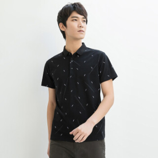 商品雅鹿2019春夏新款 男装 polo衫男尚休闲t恤打底衫上衣男装 ya